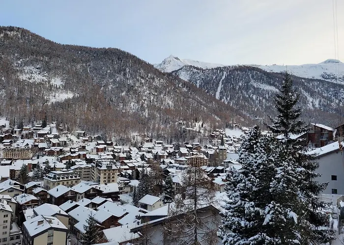 Daire In Mit Toller Aussicht Aufs Dorf Zermatt